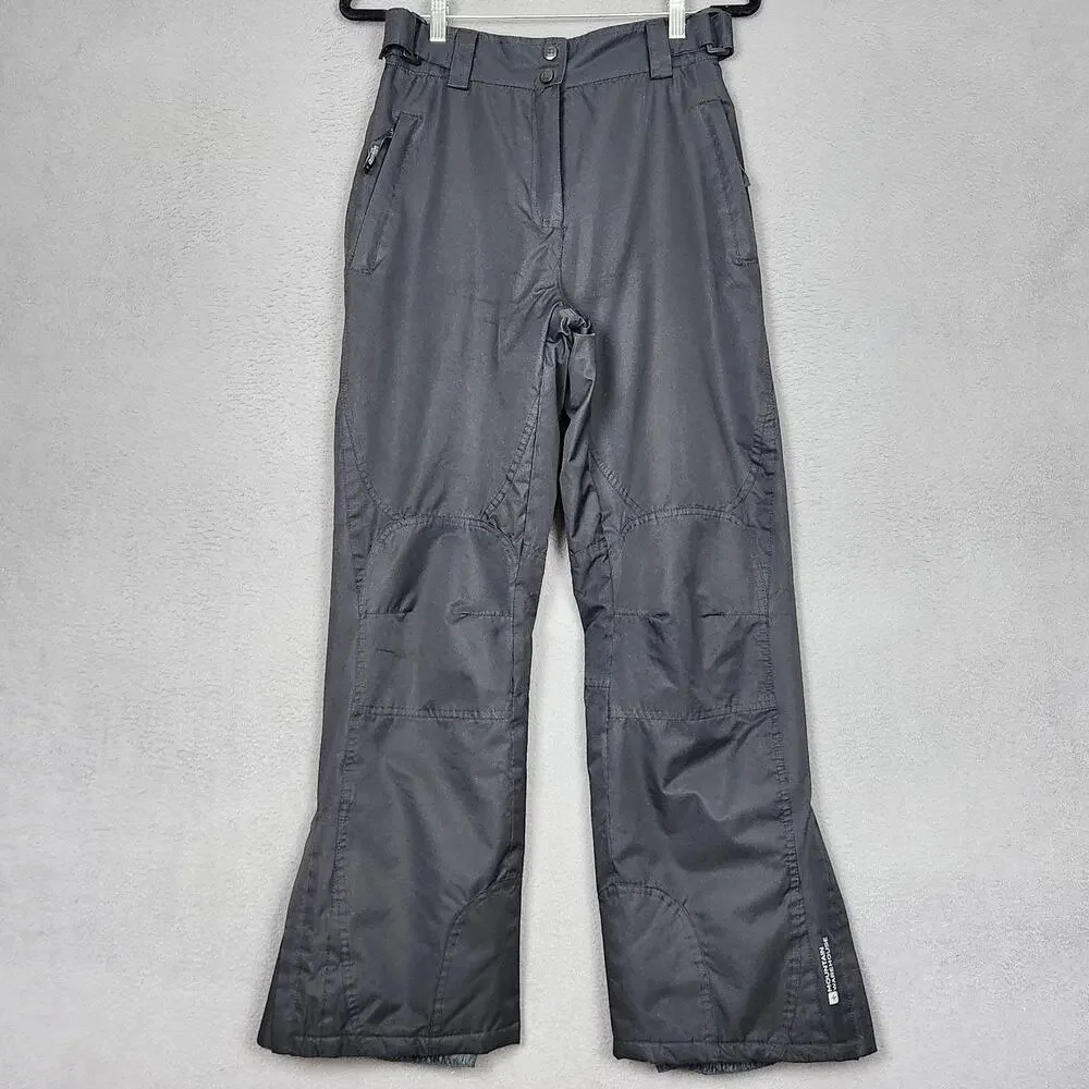 Mountain Warehouse Snow Pants Womens 6 Black Insulated Winter Ski Snowboard Vail